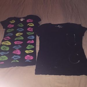 BUNDLE OF 3 black WOMENS TSHIRTS